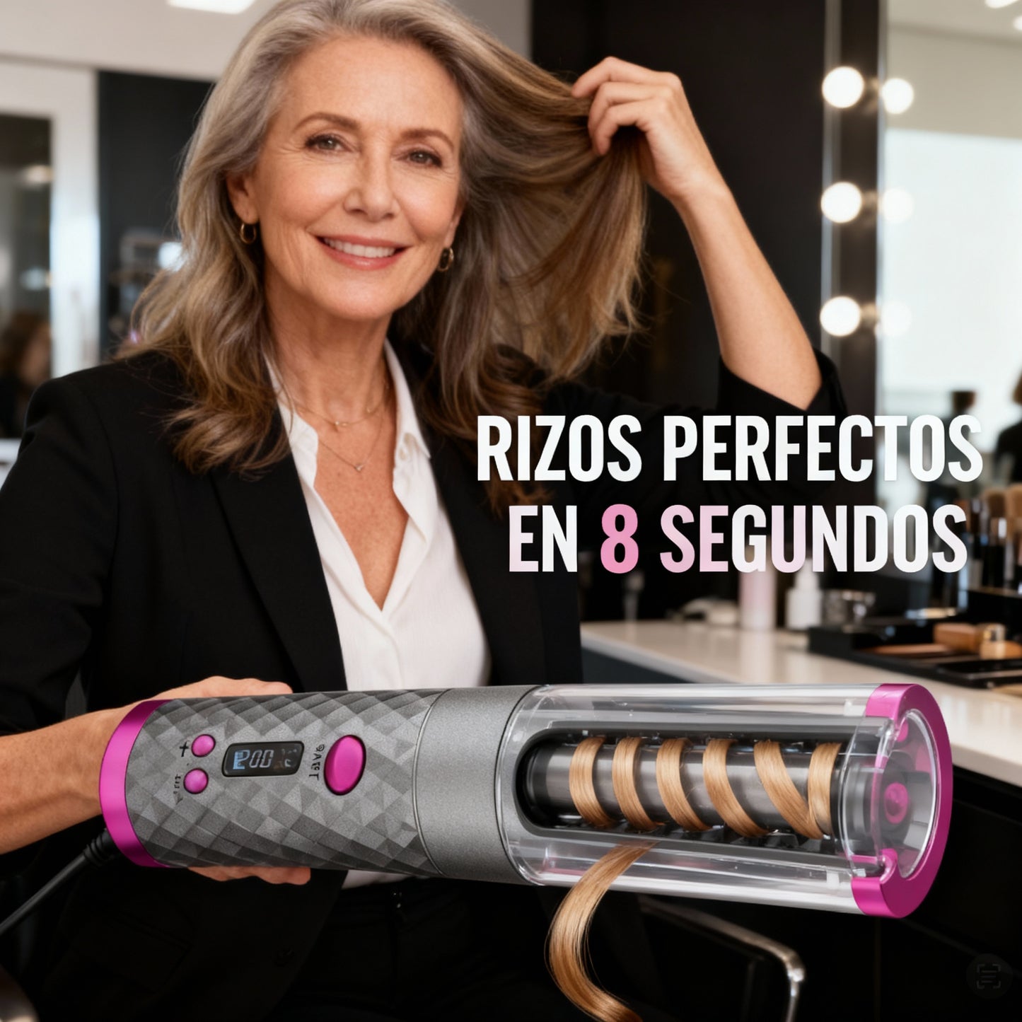 LuxeWavePro™ - Onduladora Black Edition